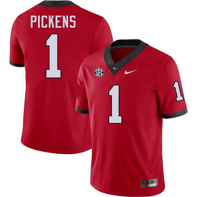 George Pickens Georgia Jersey,University Of Georgia Bulldogs Football Jersey,Uniforms,Gears-Red